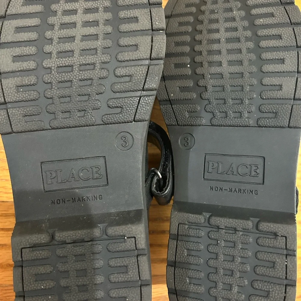 Place Classic Black Kids Dress Shoes